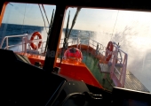 Kiel -  Lotsenboot in voller Fahrt