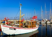 Kiel - Fischerboot in Strande