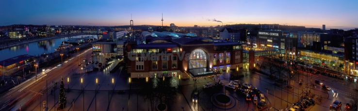 Panorama um den Hauptbahnhof Kiel