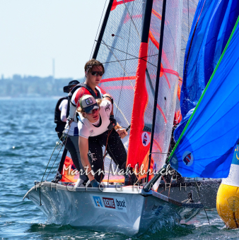 29er Class Euro Cup -  Erwin August WANG-REISSIG und Lars Midtvik THORSTENSEN, NOR 2662, vom Verein Tønsberg Seilforening