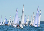 Flying Dutchman World Championship 2026 -  Teilnehmerfeld auf  dem Upwind - Kurs