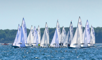 Flying Dutchman World Championship 2026 -  Teilnehmerfeld auf  dem Upwind - Kurs