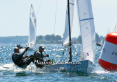 Flying Dutchman World Championship 2026 - Die Zweitplatzierten  Kay-Uwe LÜDTKE und Kai SCHÄFERS, GER 88, vom Yachtclub Berlin-Grünau e. V.segeln am Wind