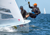 Flying Dutchman World Championship 2026 - Juan Luis PAEZ und José Luis RUIZ GIRON, ESP 99, vom REQL CLUB NAUTICO DE CADIZ