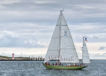 Ankunft der Zubringerregatten W2 - W3 - W4 - W5 - GER 468 "Germania VI"