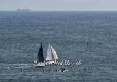 W6 Capitell Cup Rund Helgoland - Zielankunft - GER 4471 "Tobago" und GER 871 "Mooie Bris"