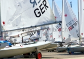 Young Europeans Sailing Kiel 2014 - Laser an der Slip 5