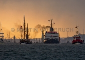 Windjammerparaden Kiel - Eisbrecher Stettin  im Gewitterlicht